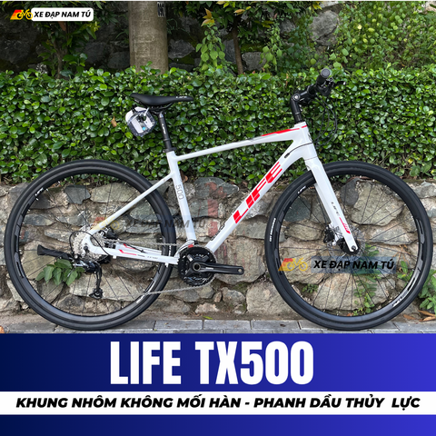  XE ĐẠP TOURING LIFE TX500 SHIMANO ALTUS, PHANH DẦU THỦY LỰC 
