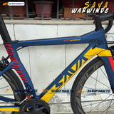  XE ĐẠP ĐUA SAVA WARWIND8 FULL CARBON, GROUPSET SHIMANO 105 R7000, PHANH C 