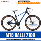  Xe Đạp MTB CALLI 7100 Khung Carbon T700 Cao Cấp, Group Shimano Nhật Bản, Bánh 27.5in 