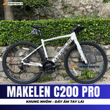  XE ĐẠP TOURING MAKELEN C200 PRO [2026] DÂY ÂM TAY LÁI, KHUNG NHÔM, BỘ CHUYỂN ĐỘNG SHIMANO 21 CẤP 