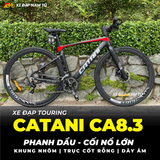  XE ĐẠP TOURING CATANI CA 8.3, CỐI NỔ ARC, PHANH DẦU THỦY LỰC SHIMANO MT200 