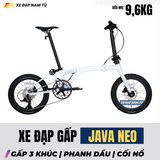  Xe Đạp Gấp Gọn JAVA NEO 9SE Bánh 16 Inch, Siêu Nhẹ 9,6Kg, Gấp Gọn Nhanh 