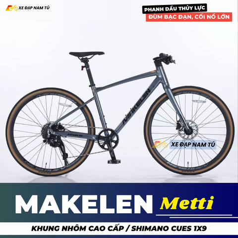  Xe Đạp Touring MAKELEN METTI 2026 - Shimano Cues 1x9, Cối Nổ Lớn, Phanh Dầu Thủy Lực 
