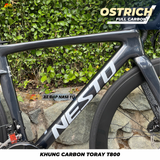  Xe Đạp Đua Nesto Ostrich – Khung Carbon Tiêu Chuẩn UCI, Group Shimano 105 Hiệu Suất Cao 
