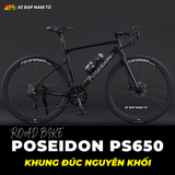  XE ĐẠP ĐUA POSEIDON PS650 - KHUNG ĐÚC NGUYÊN KHỐI, TAY ĐỀ LẮC, CỐI NỔ LỚN CHUẨN XE ĐUA 