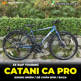  XE ĐẠP TOURING CATANI CA PRO BÁNH 700C KÈM DÈ VÀ BAGA SAU 