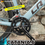  XE ĐẠP TOURING CATANI CA 6.6 - KHUNG ĐÚC NGUYÊN KHỐI, GROUP SHIMANO CLARIS, PHANH DẦU, CỐI NỔ LỚN 