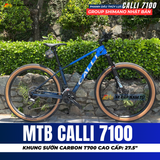  Xe Đạp MTB CALLI 7100 Khung Carbon T700 Cao Cấp, Group Shimano Nhật Bản, Bánh 27.5in 