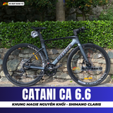  XE ĐẠP TOURING CATANI CA 6.6 - KHUNG ĐÚC NGUYÊN KHỐI, GROUP SHIMANO CLARIS, PHANH DẦU, CỐI NỔ LỚN 