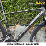  Xe Đạp Đua Makelen R200, Khung Sườn Nhôm, Tay Đề Lắc, Phanh Dĩa Chuẩn Xe Đua 