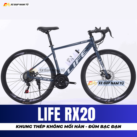  XE ĐẠP ĐUA LIFE RX20 TIẾNG NỔ LỚN, KHUNG THÉP KHÔNG MỐI HÀN 