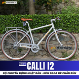  XE ĐẠP TOURING CALLI i2 - PHONG CÁCH CỔ ĐIỂN, CHUYỂN SỐ SHIMANO NHẬT BẢN 
