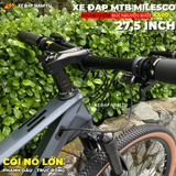  XE ĐẠP MTB MILESCO K400 BÁNH 27,5IN - CỐI NỔ LỚN, TRỤC RỖNG, PHANH DẦU 