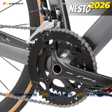  XE ĐẠP TOURING CARBON NESTO FOX, KHUNG CARBON , BỘ CHUYỂN ĐỘNG SHIMANO 