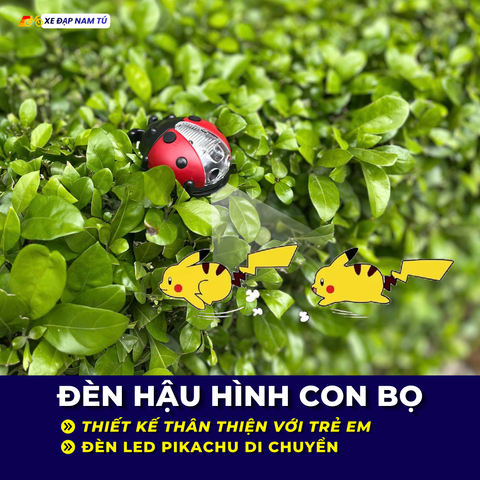  Đèn hậu xe đạp hình con bọ – Thiết kế ngộ nghĩnh, tăng khả năng nhận diện khi di chuyển 