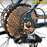  XE ĐẠP ĐỊA HÌNH LIFE MX7000 FULL SHIMANO CUES, PHANH DẦU THỦY LỰC, KHUNG NHÔM KHÔNG MỐI HÀN 