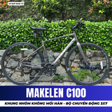  XE ĐẠP TOURING MAKELEN C100 KHUNG NHÔM KHÔNG MỐI HÀN, BỘ CHUYỂN ĐỘNG NHẬT BẢN 