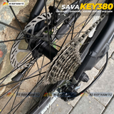  XE ĐẠP ĐỊA HÌNH SAVA KEY380 GROUPSET SHIMANO, KHUNG NHÔM, PHUỘC DẦU 
