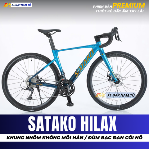 XE ĐẠP ĐUA SATAKO HILAX PREMIUM, DÂY ÂM TAY LÁI, CỐT RỖNG, CỐI NỔ LỚN 
