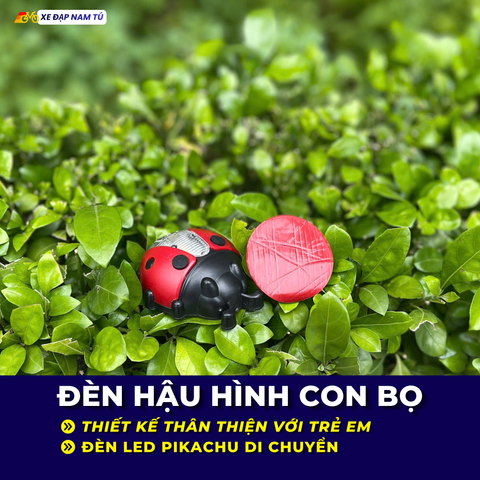  Đèn hậu xe đạp hình con bọ – Thiết kế ngộ nghĩnh, tăng khả năng nhận diện khi di chuyển 