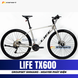  XE ĐẠP TOURING LIFE TX600 MOAYER PHÁT ĐIỆN, GROUPSET SHIMANO 