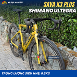  Xe Đạp Đua Sava X3 Plus – Full Carbon, Group Shimano Ultegra R8000 Japan 