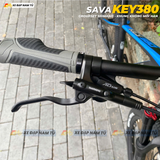  XE ĐẠP ĐỊA HÌNH SAVA KEY380 GROUPSET SHIMANO, KHUNG NHÔM, PHUỘC DẦU 