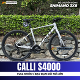  XE  ĐẠP TOURING CALLI S4000 - KHUNG NHÔM, CÀNG NHÔM SIÊU NHẸ, CỐI NỔ LỚN 