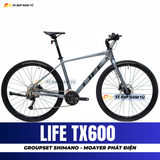  XE ĐẠP TOURING LIFE TX600 MOAYER PHÁT ĐIỆN, GROUPSET SHIMANO 