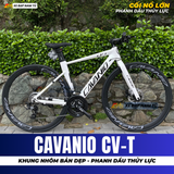  XE ĐẠP TOURING CAVANIO CV-T KHUNG NHÔM KHÔNG MỐI HÀN, CỐI NỔ LỚN, PHANH DẦU THỦY LỰC 