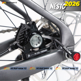  XE ĐẠP TOURING CARBON NESTO FOX, KHUNG CARBON , BỘ CHUYỂN ĐỘNG SHIMANO 