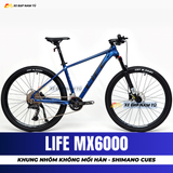 XE ĐẠP ĐỊA HÌNH LIFE MX6000 SHIMANO CUES, TRỤC GIỮA CỐT RỖNG, KHUNG NHÔM KHÔNG MỐI HÀN 