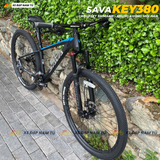  XE ĐẠP ĐỊA HÌNH SAVA KEY380 GROUPSET SHIMANO, KHUNG NHÔM, PHUỘC DẦU 