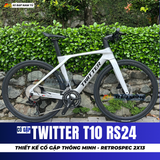  XE ĐẠP TOURING TWITTER T10 RS24 [2026] THIẾT KẾ CỔ GẬP, TAY LÁI THẲNG, GROUP RETROSPEC 2X13, PHANH DẦU THỦY LỰC 