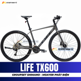  XE ĐẠP TOURING LIFE TX600 MOAYER PHÁT ĐIỆN, GROUPSET SHIMANO 