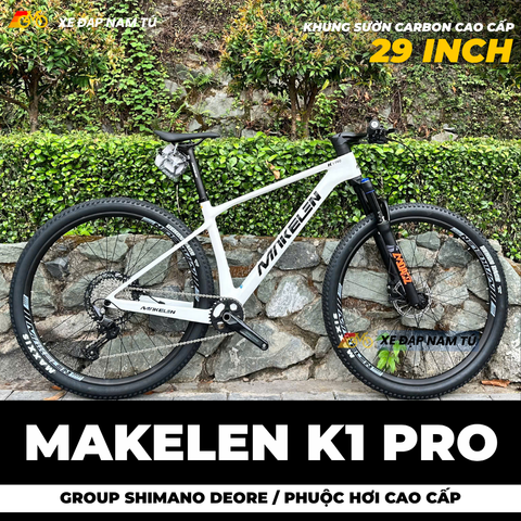  Xe Đạp MAKELEN K1 PRO 29 Inch Khung Carbon, Group Shimano Deore Nhật Bản Cao Cấp 