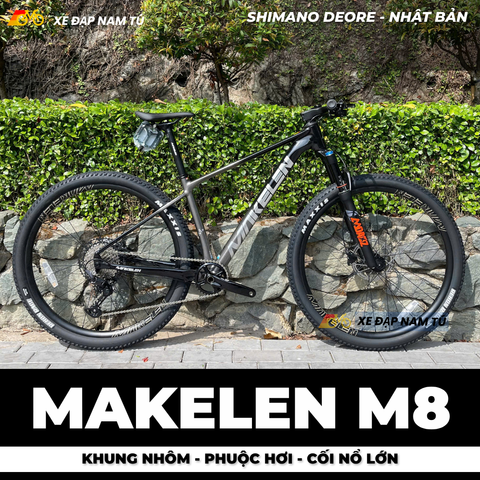  Xe Đạp MAKELEN M8 29 Inch Khung Nhôm Cao Cấp, Phuộc Hơi, Group Shimano Deore Nhật Bản 