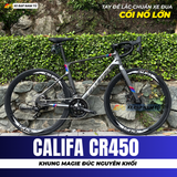  XE ĐẠP ĐUA CALIFA CR450, KHUNG SƯỜN MAGIE ĐÚC NGUYÊN KHỐI, NÂNG CẤP CỐI NỔ LỚN 