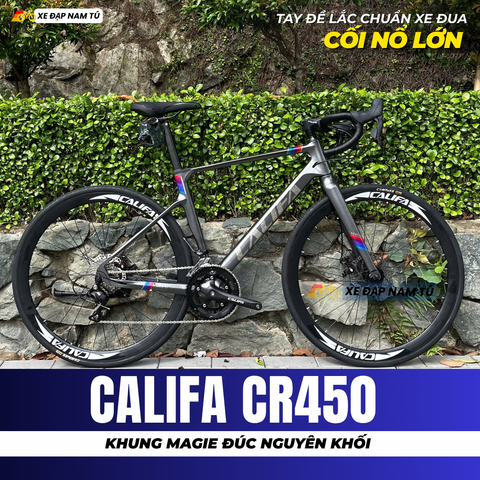  XE ĐẠP ĐUA CALIFA CR450, KHUNG SƯỜN MAGIE ĐÚC NGUYÊN KHỐI, NÂNG CẤP CỐI NỔ LỚN 