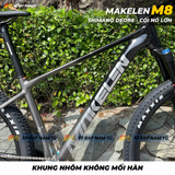  Xe Đạp MAKELEN M8 29 Inch Khung Nhôm Cao Cấp, Phuộc Hơi, Group Shimano Deore Nhật Bản 