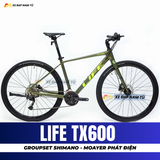  XE ĐẠP TOURING LIFE TX600 MOAYER PHÁT ĐIỆN, GROUPSET SHIMANO 