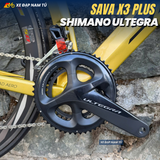  Xe Đạp Đua Sava X3 Plus – Full Carbon, Group Shimano Ultegra R8000 Japan 