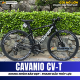  XE ĐẠP TOURING CAVANIO CV-T KHUNG NHÔM KHÔNG MỐI HÀN, CỐI NỔ LỚN, PHANH DẦU THỦY LỰC 