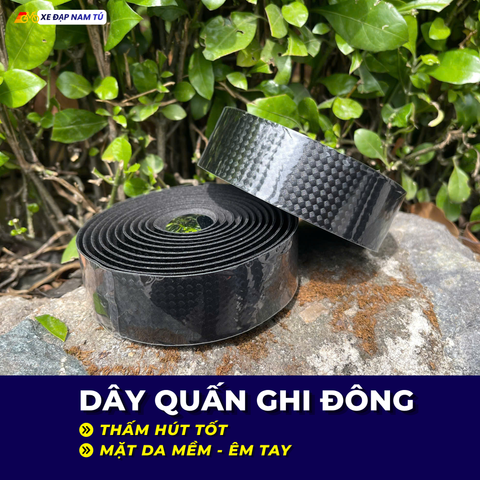  DÂY QUẤN GHI ĐÔNG XE ĐẠP ĐUA – TĂNG ĐỘ BÁM, GIẢM RUNG, CẦM NẮM THOẢI MÁI 