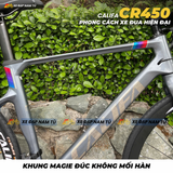  XE ĐẠP ĐUA CALIFA CR450, KHUNG SƯỜN MAGIE ĐÚC NGUYÊN KHỐI, NÂNG CẤP CỐI NỔ LỚN 