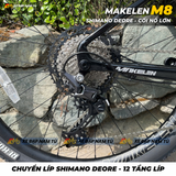  Xe Đạp MAKELEN M8 29 Inch Khung Nhôm Cao Cấp, Phuộc Hơi, Group Shimano Deore Nhật Bản 