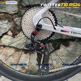  XE ĐẠP TOURING TWITTER T10 RS24 [2026] THIẾT KẾ CỔ GẬP, TAY LÁI THẲNG, GROUP RETROSPEC 2X13, PHANH DẦU THỦY LỰC 