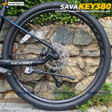  XE ĐẠP ĐỊA HÌNH SAVA KEY380 GROUPSET SHIMANO, KHUNG NHÔM, PHUỘC DẦU 