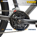  XE ĐẠP TOURING LIFE TX600 MOAYER PHÁT ĐIỆN, GROUPSET SHIMANO 
