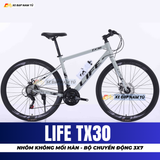  XE ĐẠP TOURING LIFE TX30 KHUNG NHÔM KHÔNG MỐI HÀN, TIẾNG NỔ LỚN 